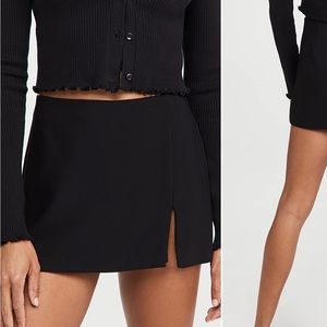 Black Amanda Uprichard Dale Skort size Medium